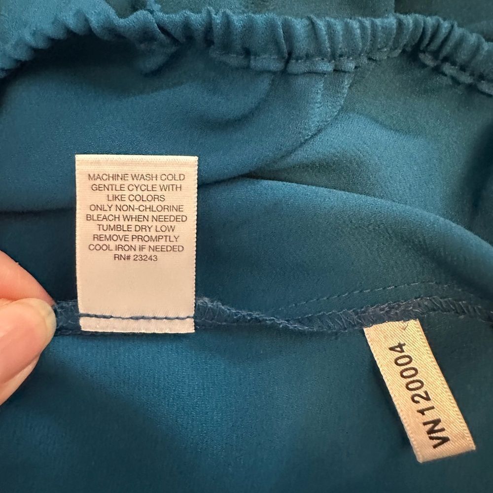 Teal Blouse - Picture 8 of 10